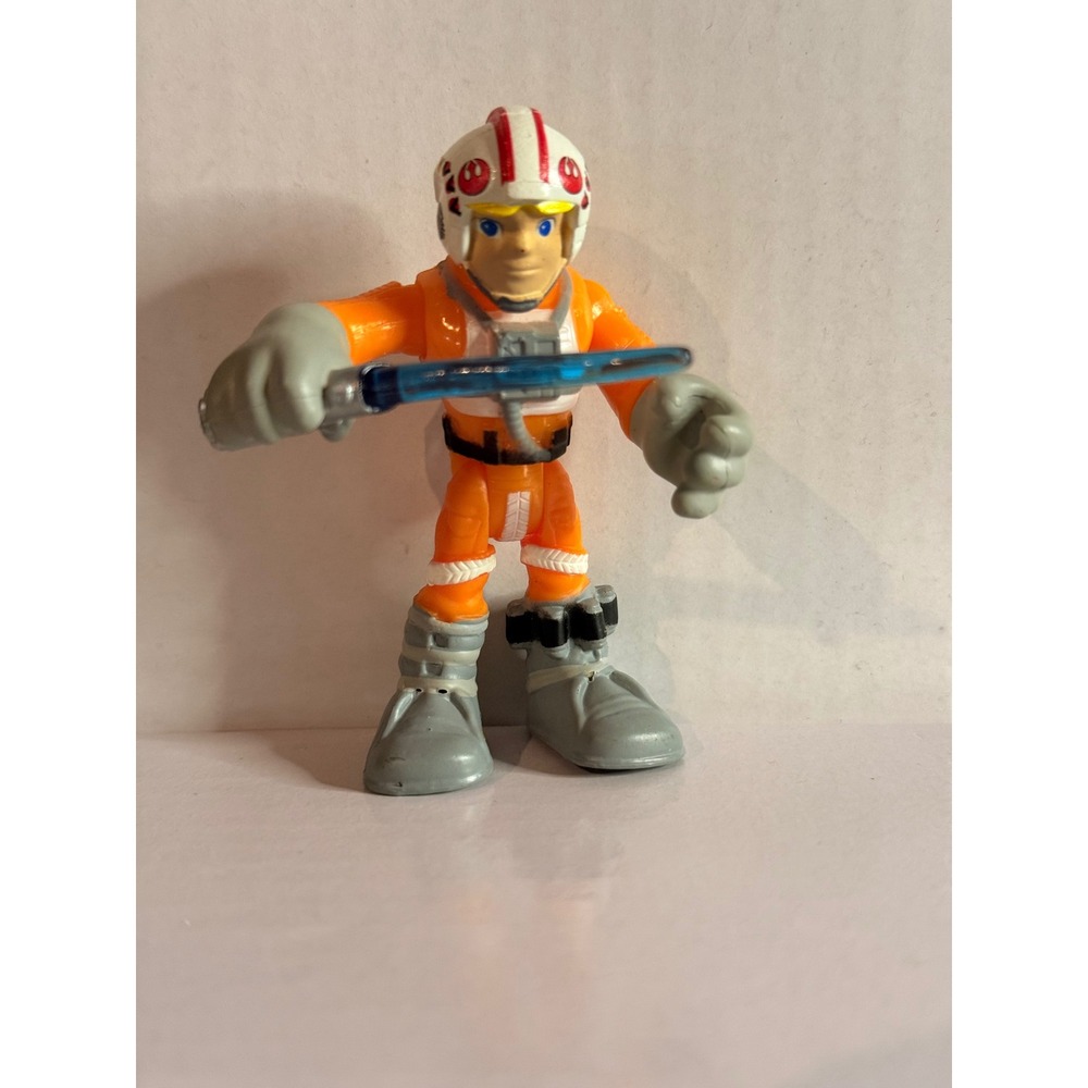 Hasbro Star Wars Galactic Heroes Luke Skywalker X-Wing Pilot Figure 2011 2.5"
